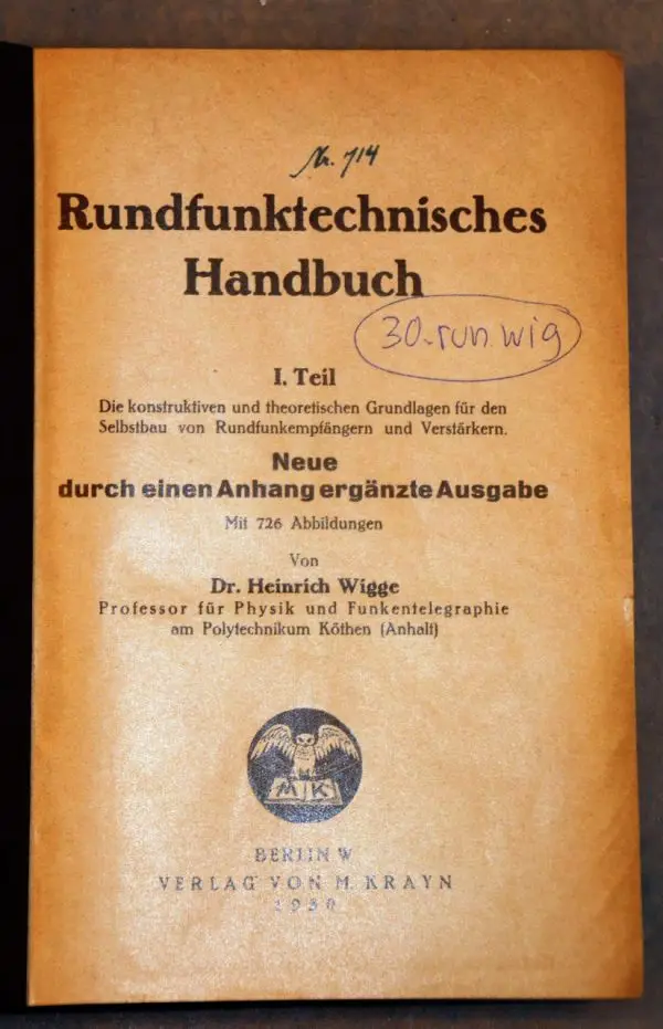 Rundfunktechnisches Handbuch - Image 2